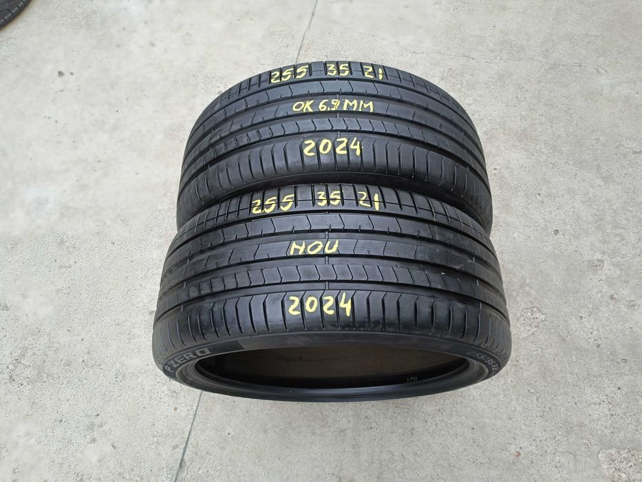 Doua anvelope de vara 255 35 21 pirelli p zero pz4 dot 2024