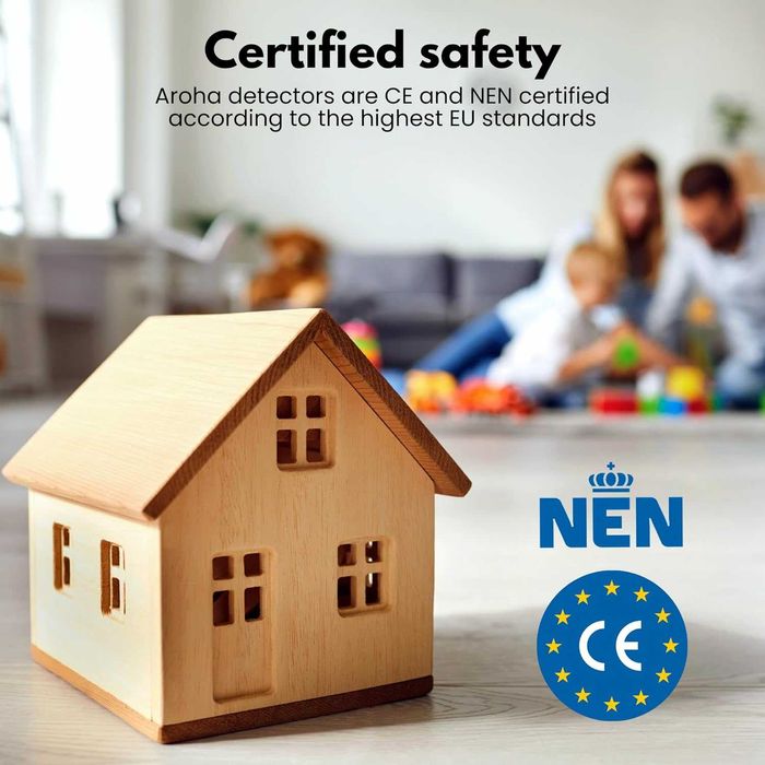 Aroha Safety Pro комбинирана аларма за дим и въглероден оксид
