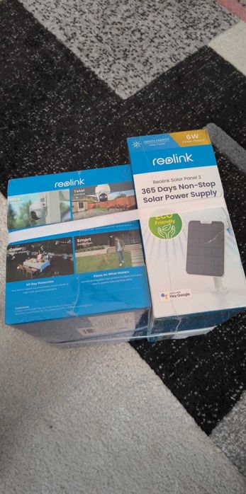 Cameră de supraveghere Reolink 4K 8Mp cu panou solar