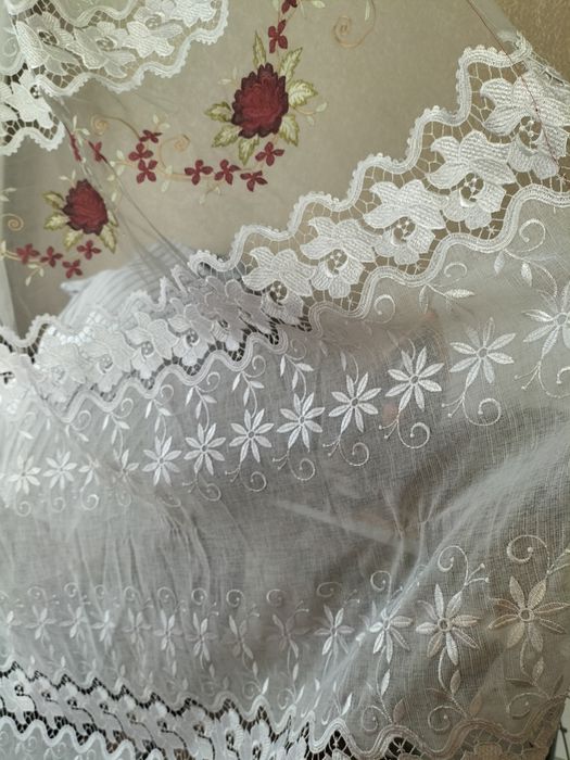 Продам тюль бу, ширина 2,5 м