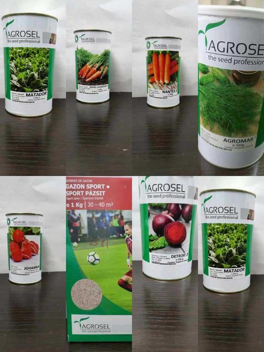 Продаю семена овощей и газона ЕВРОПА