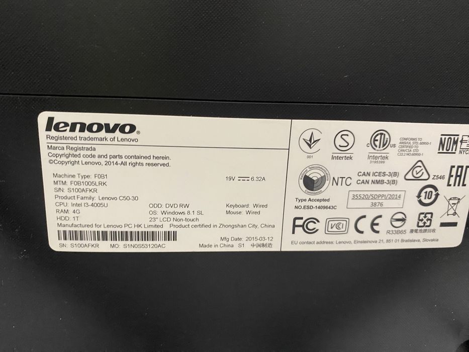 монитор   Lenovo
