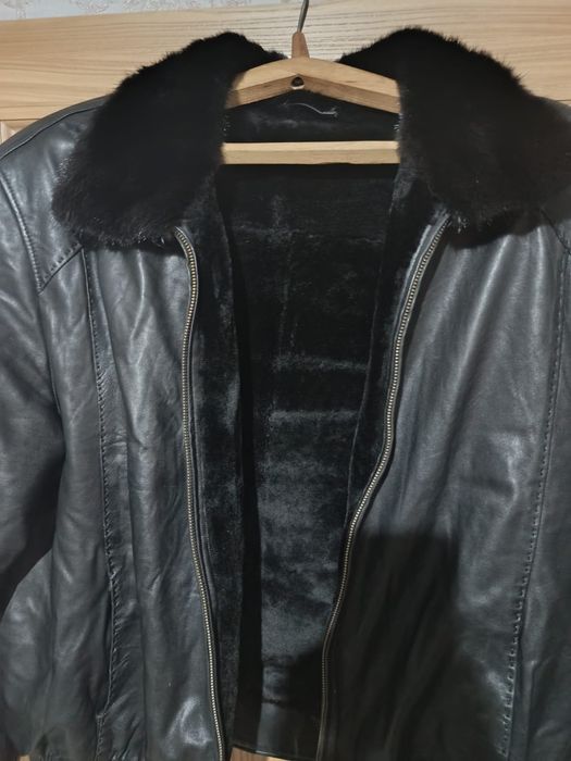 Куртка зимнии кожа