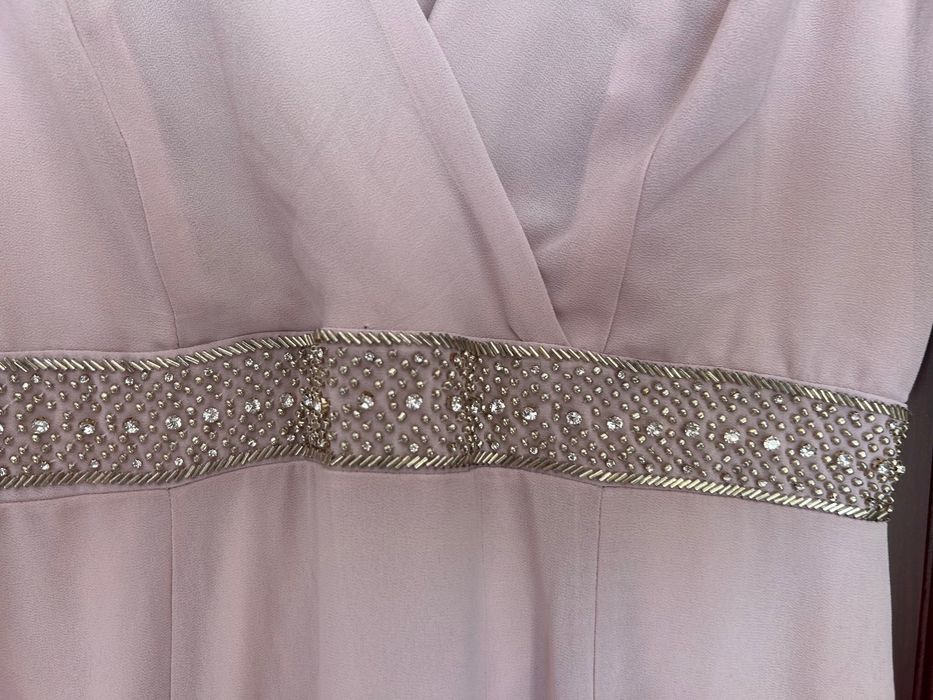 Официална розова рокля