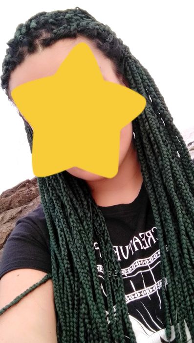 Комплект за плитки тъмно зелено