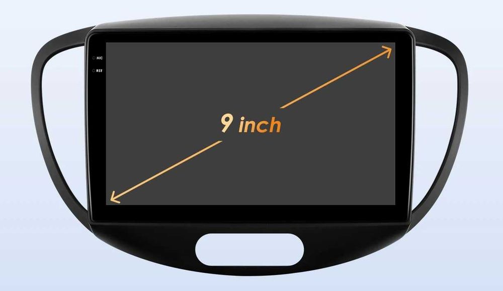 Мултимедия 9″ Android 14 за HYUNDAI I10 I CARPLAY навигация RDS DSP