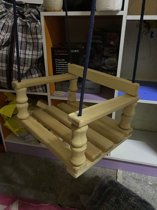 Качели детские из дерева