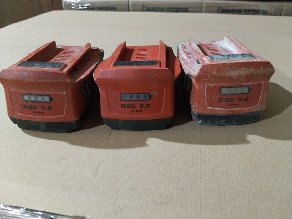 Hilti батерии 22v 5.2Ah