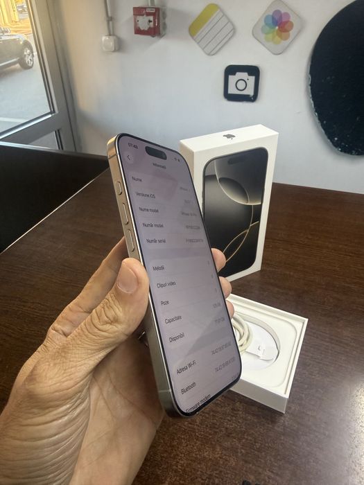 Vand Iphone 16 Pro 128Gb Natural Titanium Full box