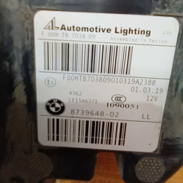 far dreapta bmw x3 x4 G01 G02  full led