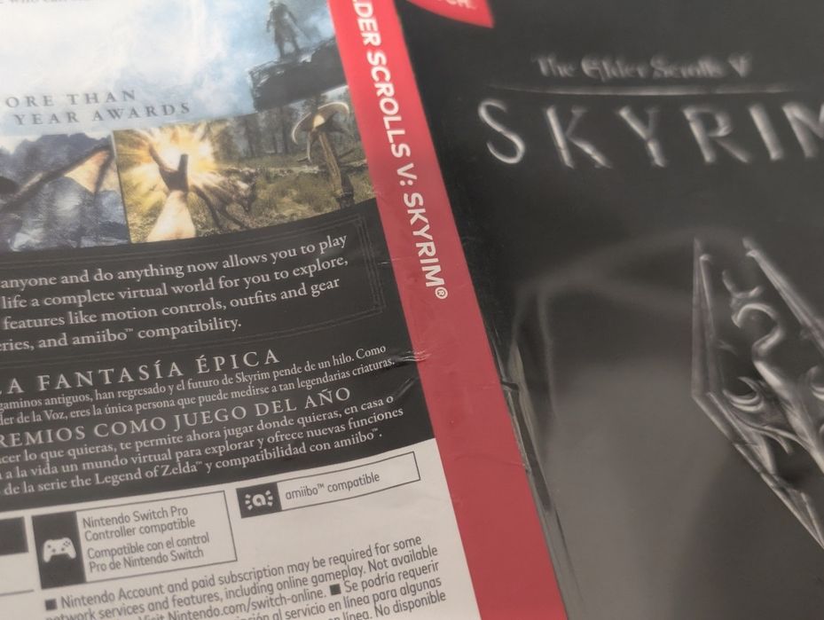 Skyrim Nintendo switch картридж игра