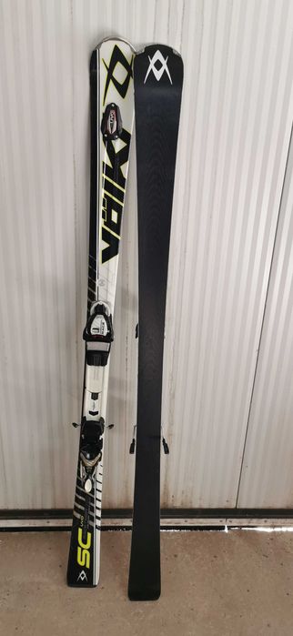 Schiuri Völkl Racetiger SC UVO 160 cm + legături Marker Xmotion