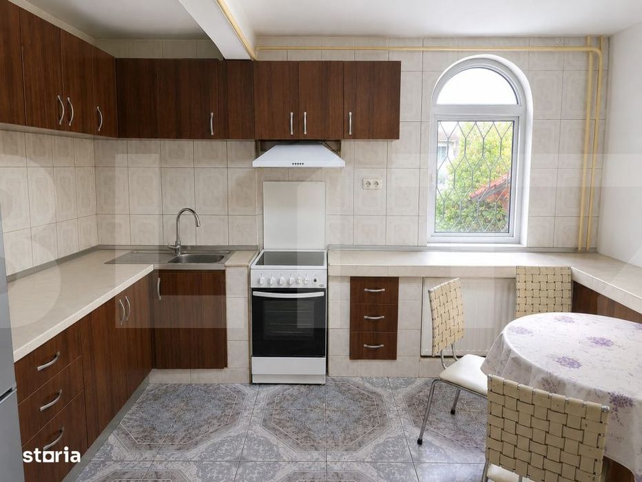 Apartament 3 camere, 77 mp, parter, mobilat, zona Girocului