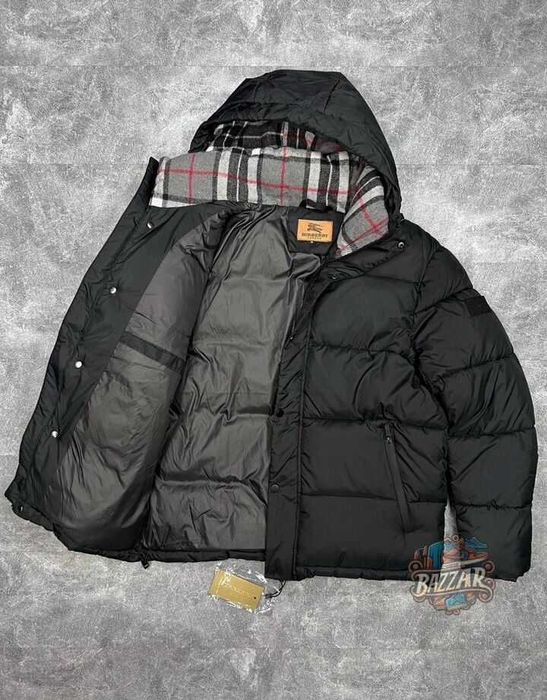 Burberry зимний пуховик мужской