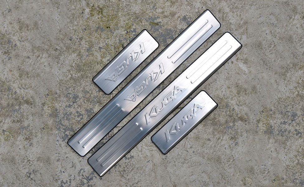 Ornamente / protectii INOX praguri (model 1) -Ford Kuga (2012-2019)