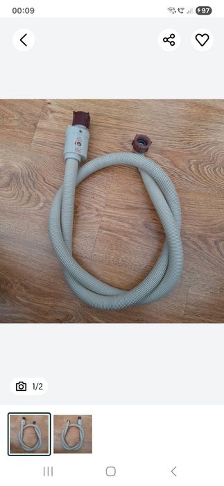 Furtun alimentare masina spalat cu valva de siguranță 75 lei neg