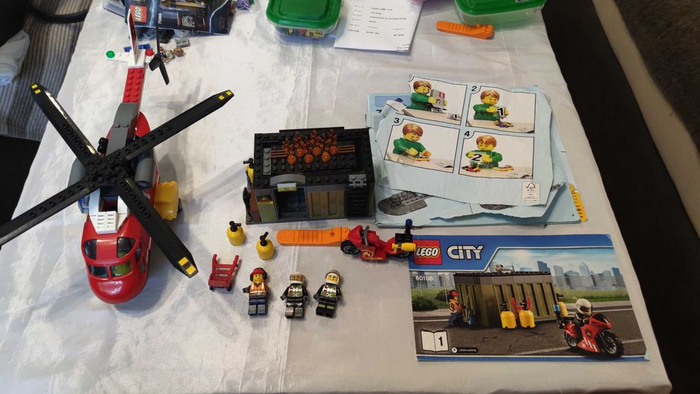 Продавам много Лего Град Сити Lego City част 4 Пожарникарски комплекти