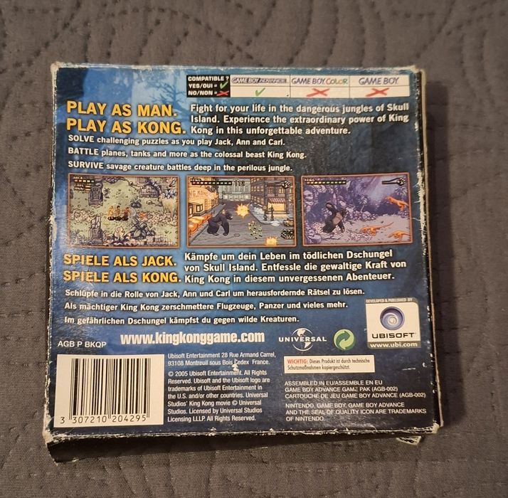 Joc Game Boy Advance King Kong