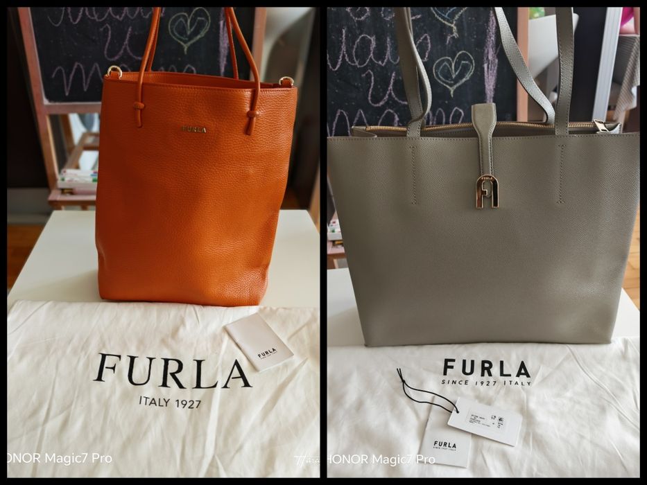 Чанти Furla модели  Essential и Sofia, големи размери