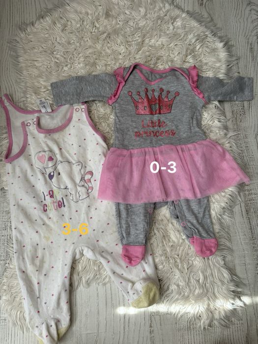 Дрешки за момиче 0-12 месеца