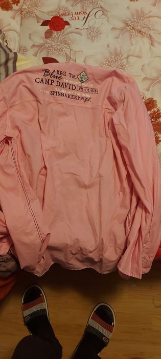 Camasa Camp David noua nouta XL regular fit nepurtata ORIGINALA