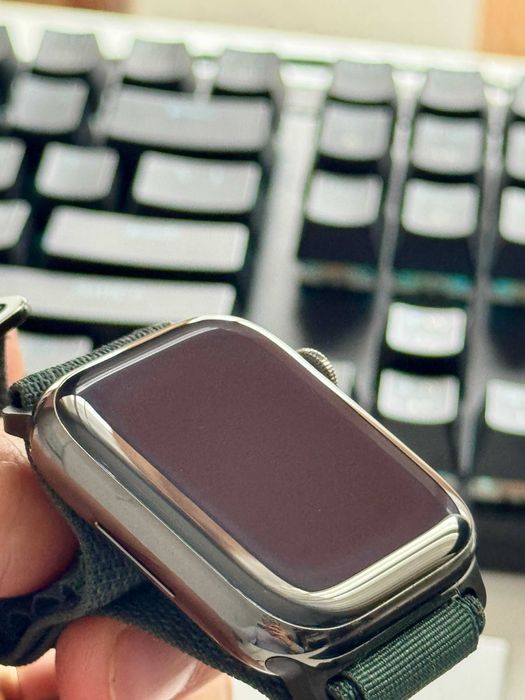 Apple Watch S7 45mm Graphite Stainless Steel Cellular