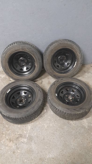 Set Roti Jante Otel cu Anvelope 215 /65/R16  5×114,3  Off Road Dacia Duster Nissan Toyota Subaru Renault Kadjar Kia Hyundai Mazda Freelqnder Suzuki