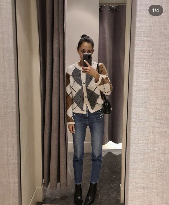 Кардиган под массимо