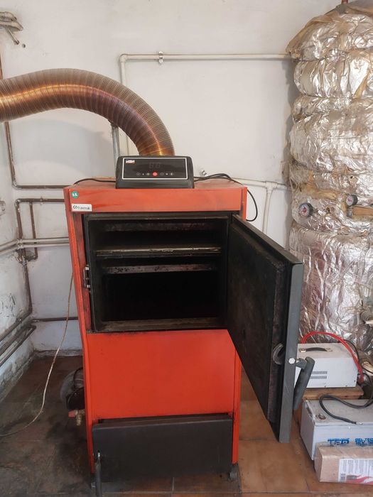 Cazan / Centrală pe lemne, cărbune, brichete Fornello Fiama D2-40