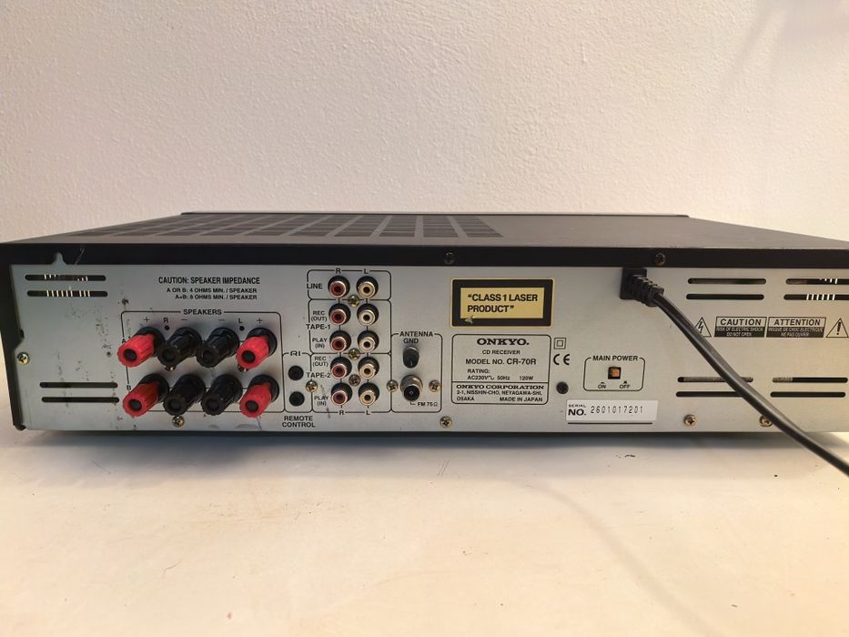 CD receiver Onkyo CR 70R amplificare