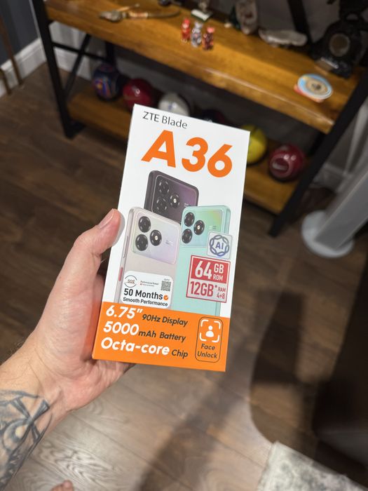 Смартфон ZTE Blade A36(4gb,64gb).