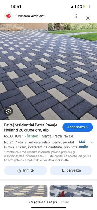 Montaj pavaj,dale,borduri,rigole