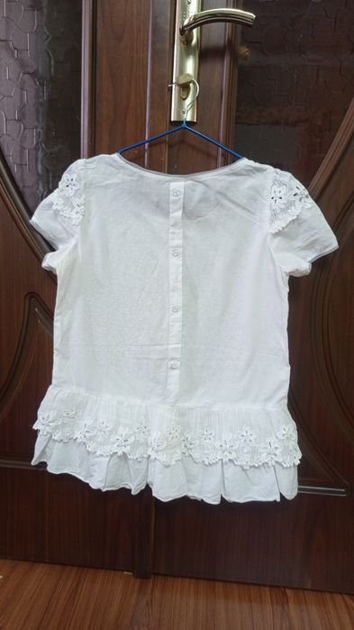 White Peplum Blouse
