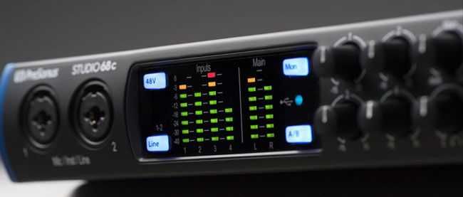 Профессиональный аудиоинтерфейс Presonus Studio 68C