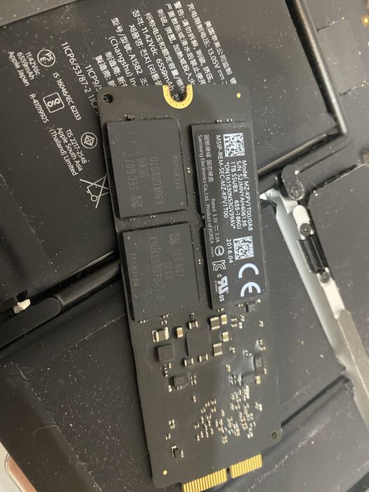ssd M 2 - 128 Gb, 256 Gb, 512 Gb, 1 Tb MacBook 2013 - 2015