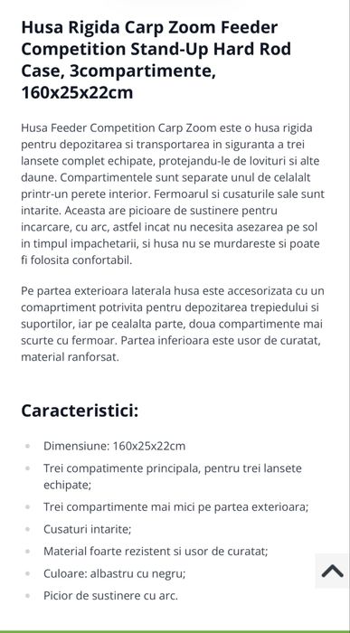 Husa rigida feeder 3 componente