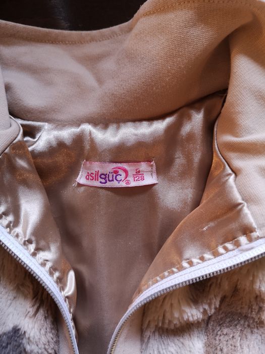 Детско яке 128 см от изкуствена козина