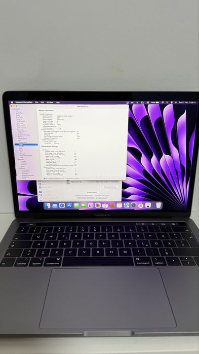 Laptop Apple  MacBook pro 13 2019 touchbar i5 8gb ram ssd 256 ca nou