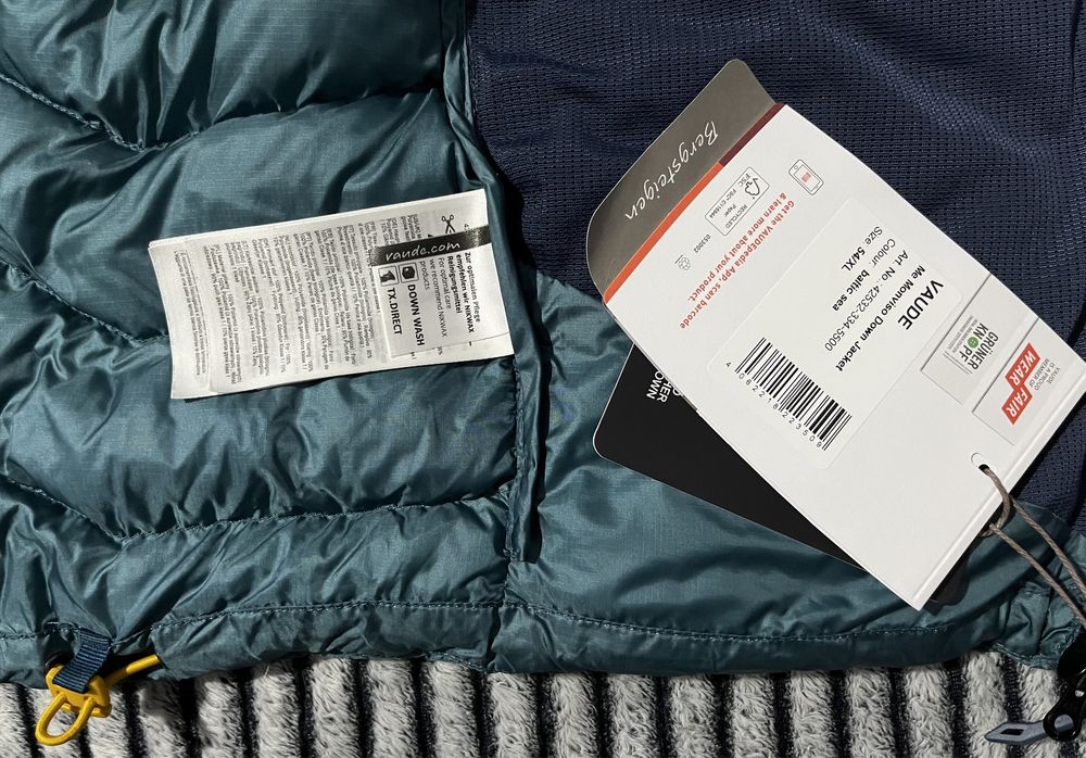 Geaca barbati Vaude Monviso puf gasca L - XL / 54 geaca ski alpinisti