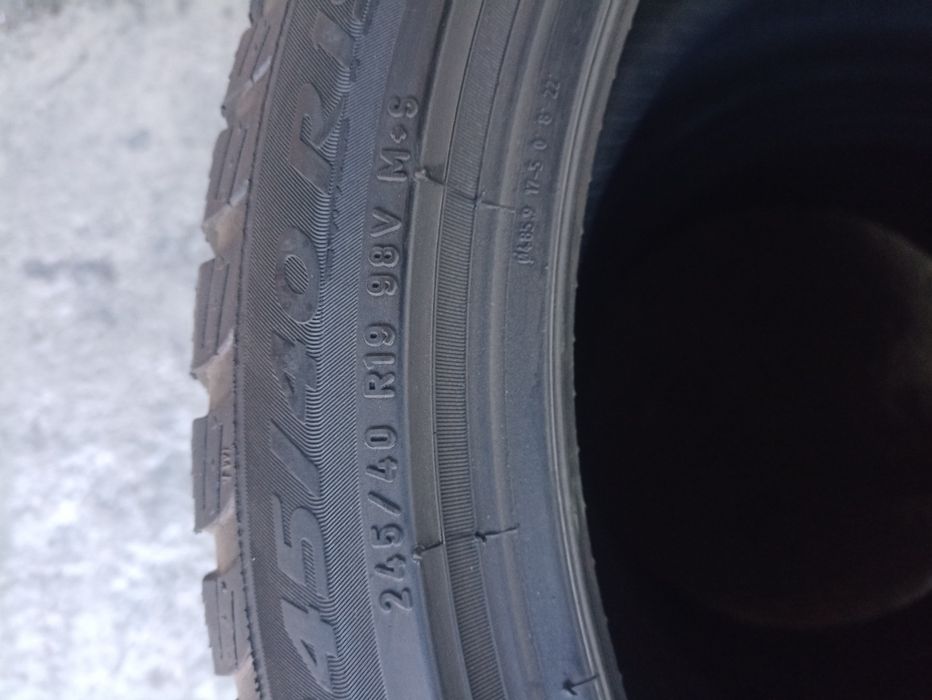 4 anvelope RunFlat de iarna Pirelli 2x245/40 R19 2x275/35 R19
