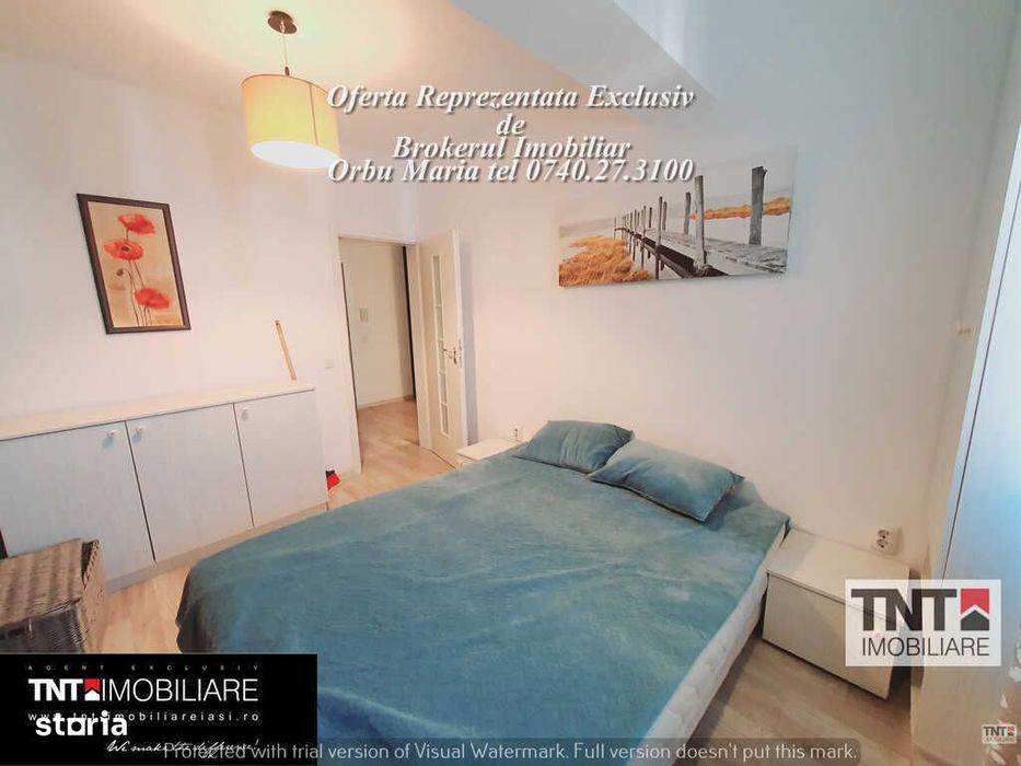 ULTRA-CENTRAL Apartament 2 Camere Open-Space Bloc Nou  Zona Palas