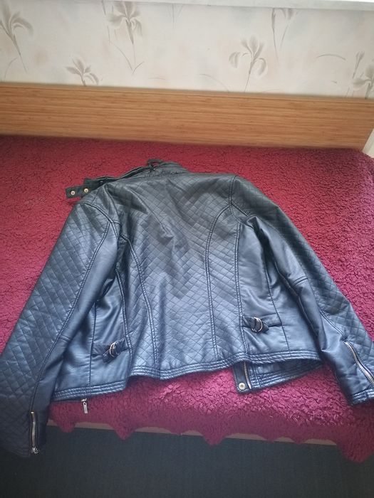 Естествена кожа яке ХЛ