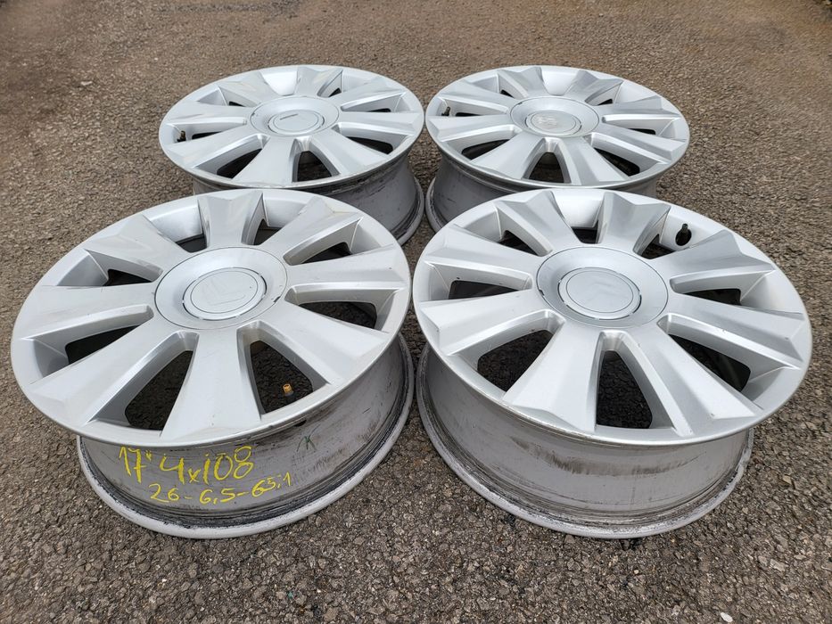 Лети джанти 17 4х108 Citroen,Peugeot ,Ситроен,Пежо