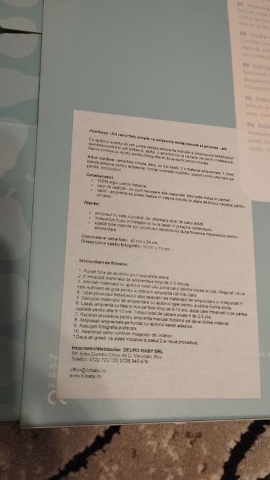 Ramă amprentă  bebe