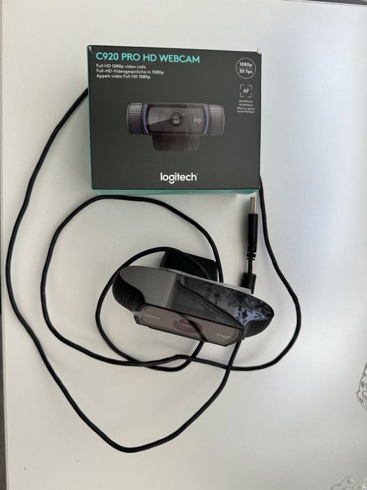Camera web Logitech HD Pro C920, Full HD, Negru 960-001055
