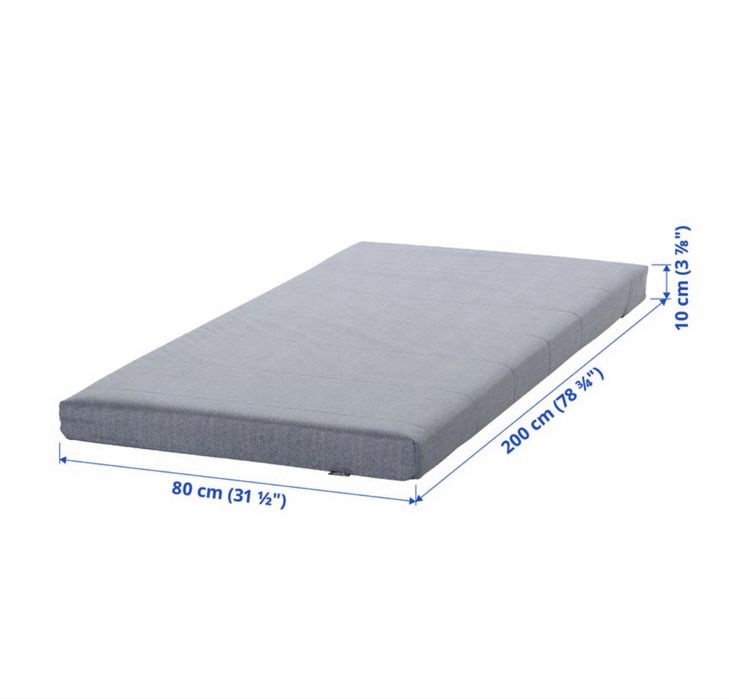 Saltele 80x200 Agotnes Ikea (spuma) - 2 bucati