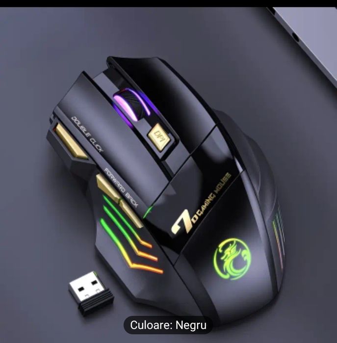 Mouse gaming RGB wireless