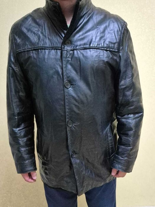 куртка мужская осенняя кожаная