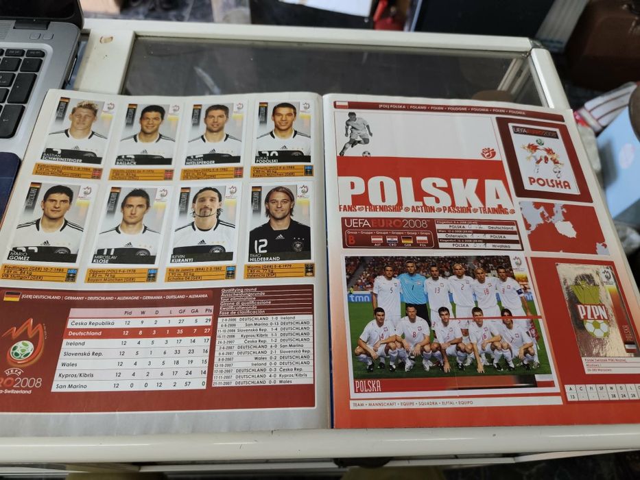 Албум panini euro 2008 г