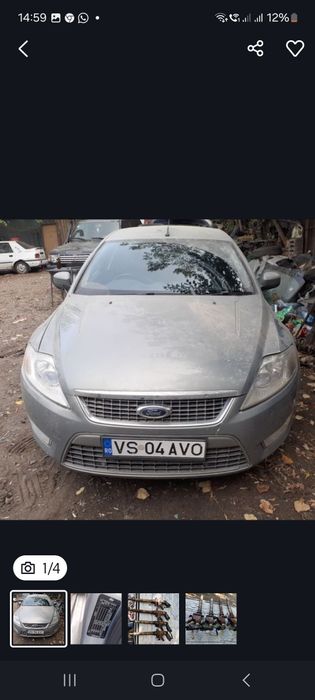 Motor complet injectoare turbina Ford Mondeo MK4 2.0d QXBA
